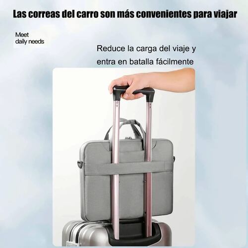 Maletin Porta Laptop 15.6'' Pulgadas Gris