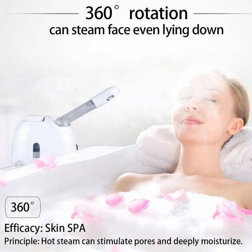 Vaporizador Facial Para Limpieza De La Piel Blanco