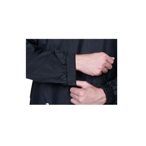 Impermeable Motociclista Negro Alta Calidad XXXXL
