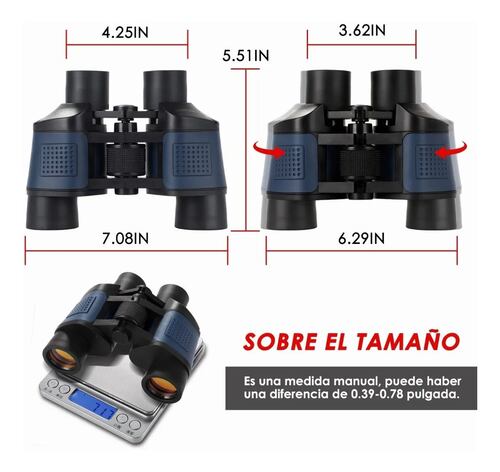 Binoculares Telescopio Visión Nocturna Hd Con Bolsa 10x36