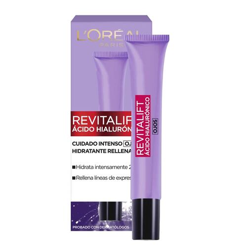 Crema L'Oréal Paris Revitalift ácido hialurónico día/noche de 15mL