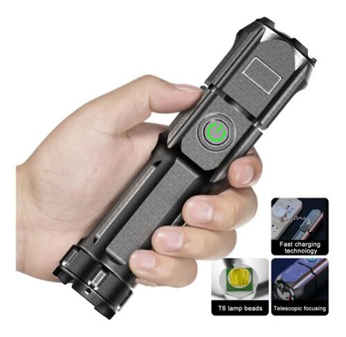 2 Piezas Lampara Recargable Linterna Potente Led