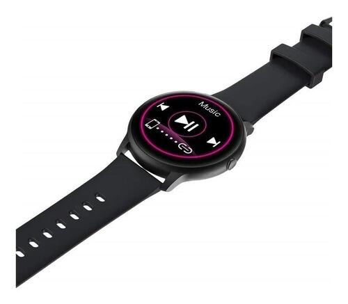 Reloj Inteligente de Silicona Color Negro