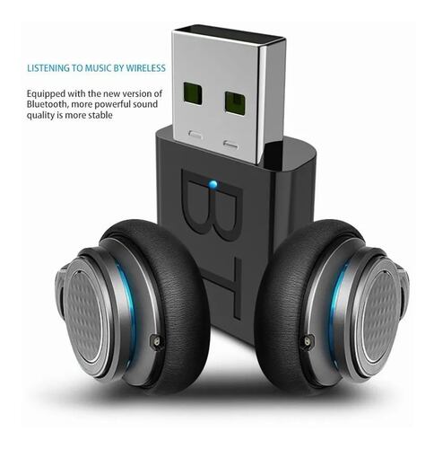 Adaptador Bluetooth 5.0 Usb 2 En 1 Para Pc/tv/auto/hogar