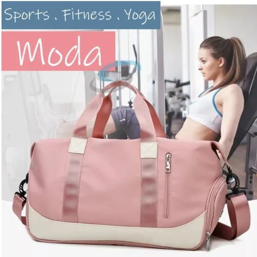 Maleta Deportiva Gym Viaje Bolsa Moda Casual Rosa