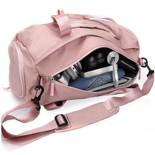 Maleta Deportiva Gym Viaje Bolsa Moda Casual Rosa