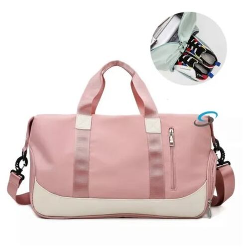 Maleta Deportiva Gym Viaje Bolsa Moda Casual Rosa