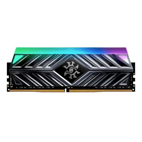 Memoria RAM de 8 GB (1X8), XPG SPECTRIX D41 RGB, U-DIMM, DDR4, 3200 MT/s Titanium