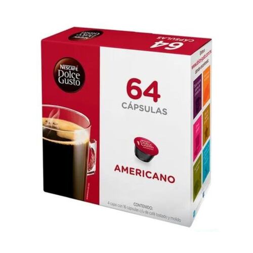 Nescafé Dolce Gusto 64 Cápsulas Sabor Americano