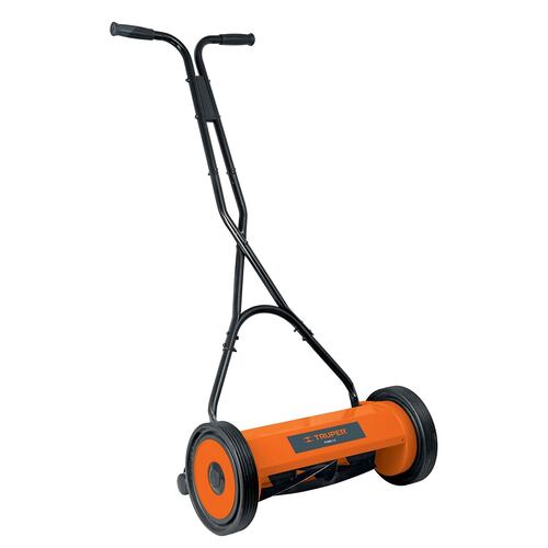 Podadora Manual  15" Cortadora de Pasto-Hierba sistema de Rodillo 5 Cuchillas Jardin Jardinera Truper POMA-15