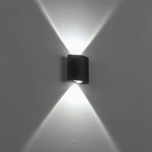 Kit 2 Luz De Pared 2w Luz Arbotante Led Pared Uso Exterior 6500K