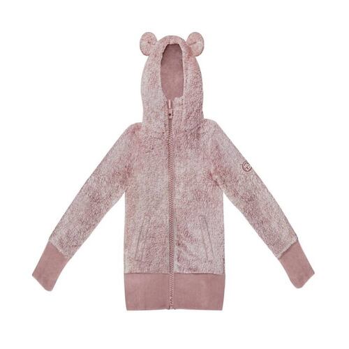 Chamarra Con Capucha 3D Casual Holly Land color Rosa para Mujer 1037733