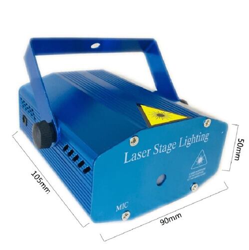 Mini Proyector Lampara Laser Disco DJ Movimiento Automatico