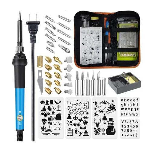 39pzs Kit De Soldadura Eléctrica De Cautín Bolígrafo 60w110v.
