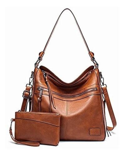 2 Bolsas Para Mujer Bolsa Crossbody Marrón 