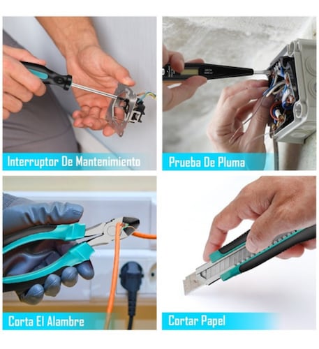 Kit De Herramientas Mecánicas Electricista 100 Piezas
