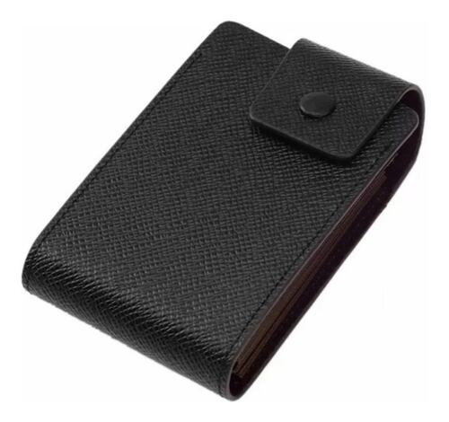 Tarjetero Organizador Porta Tarjetas Multi Ranuras Negro