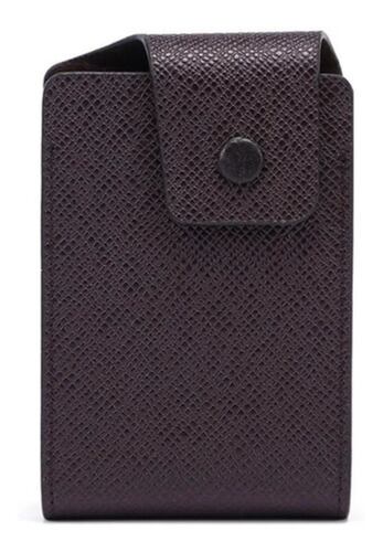 Tarjetero Organizador Porta Tarjetas Multi Ranuras Marrón