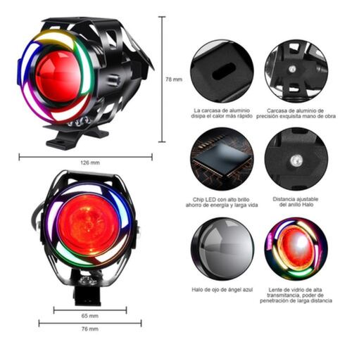 Focos Niebla Ojo Ángel Estrobos Kit 2 Pz
