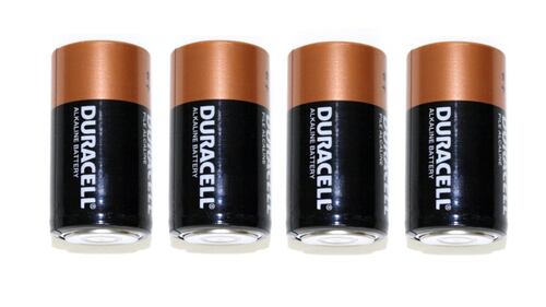Pilas Duracell D Pack De 4 Piezas Alcalinas.