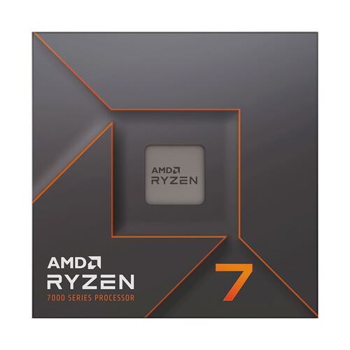 Procesador AMD Ryzen 7 7700X, AM5, 8 Núcleos, hasta 5.4 GHz, incluye Gráficos, sin Disipador.
