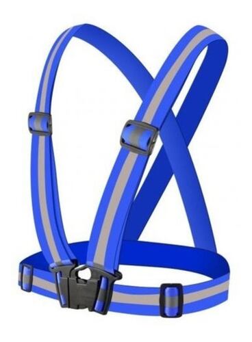 Chaleco Arnes Reflejante  De Seguridad Azul Rey