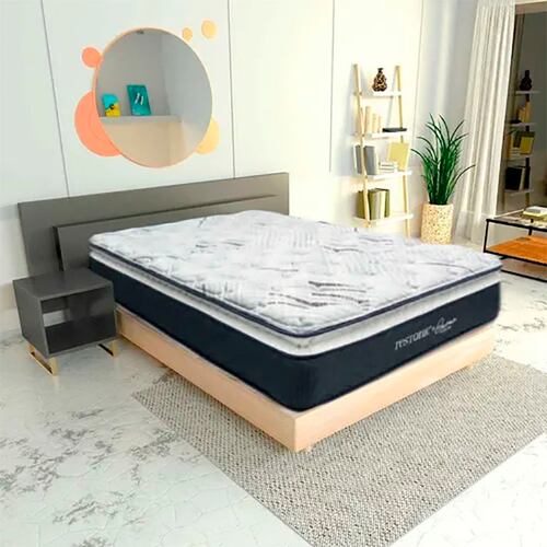 Colchon Matrimonial Restonic De Colchoneta Ghana Moon Care 