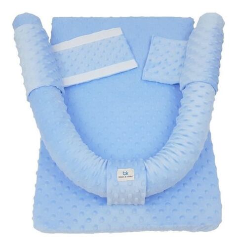 Cojín Antirreflujo Colchón Para bebe Cuna Azul