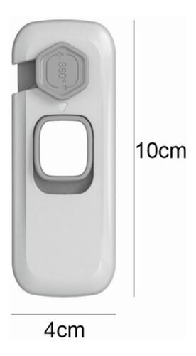 Kit Con 5 Seguros Protección Para Cajones  Gris