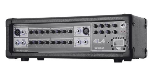 Consola BACKSTAGE amplificada usb, 4L4 canales 400 watts.