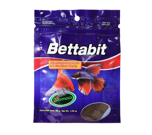 Bettabit en bolsa 50 gr Alimento para peces Betta  2 pzs - Biomaa