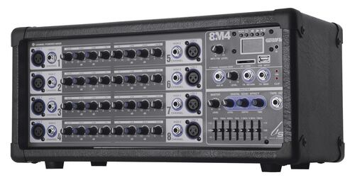 Consola amplificada BACKSTAGE 8M4 usb 8canales 400watts.