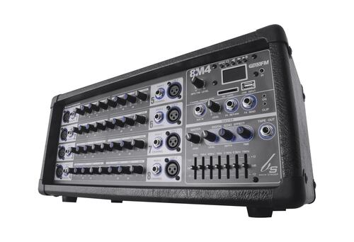 Consola amplificada BACKSTAGE 8M4 usb 8canales 400watts.