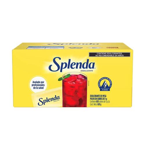 Endulzante Splenda 600 Sobres de 1g