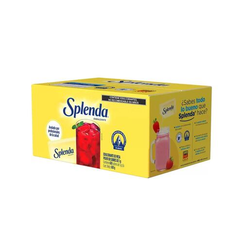Endulzante Splenda 600 Sobres de 1g