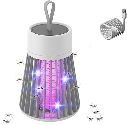 Lámpara eléctrica mata mosquitos.