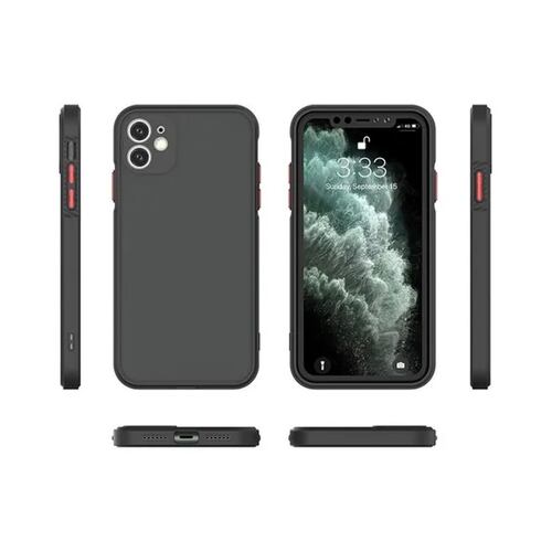 Funda Compatible Con iPhone Protector Cámara Mate Uso Rudo.