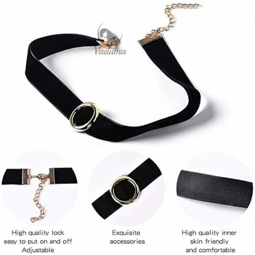 20 Gargantilla Choker Necklaces Black Lace