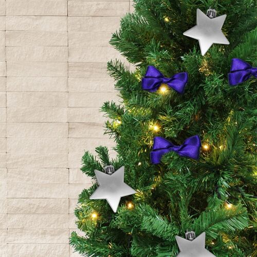 Arbol Navidad Verde Frondoso 2.20 Cm 1104 Ramas Luces Led
