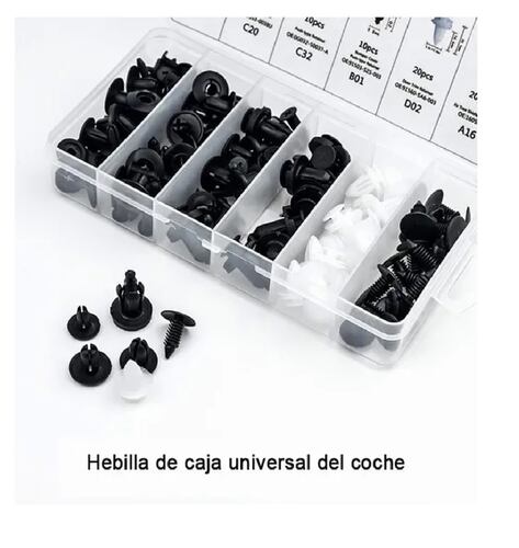 Set Remaches Y Pasador De Retención De Plástico Para Auto