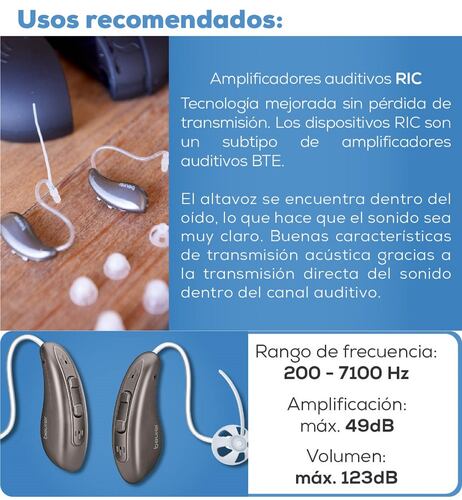 Par Audífonos Auditivos Recargables Amplificador Ha70 Beurer