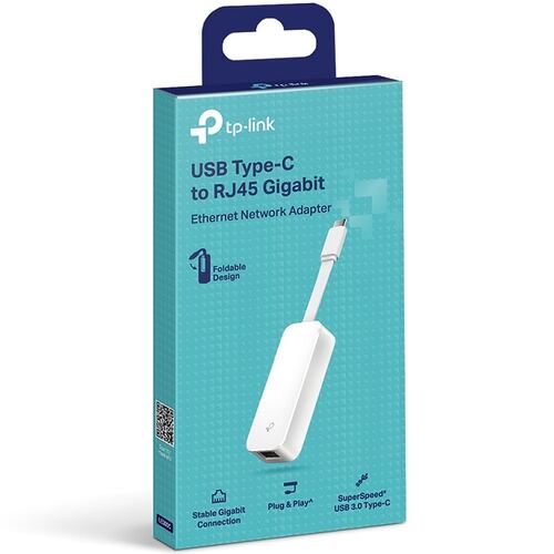 Convertidor Adaptador De Red Tp-Link UE300C USB C a Ethernet Gigabit.