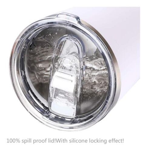 Termo Portátil De Acero Inoxidable Frío Y Caliente De 30 Oz Balnco