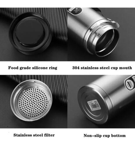 Termo De Premium Acero Inoxidable Para Café Y Té 800ml Plata