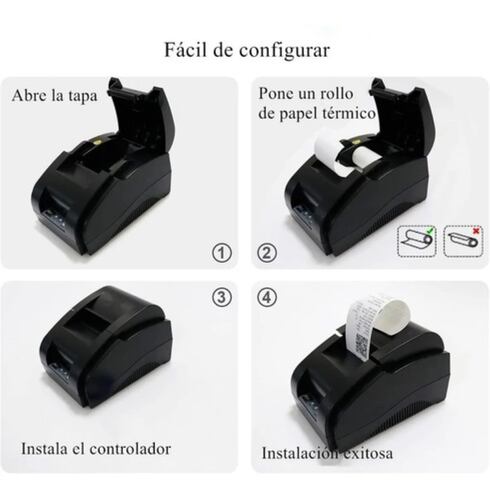 Impresora Térmica Pos Usb De 58mm Para Recibos