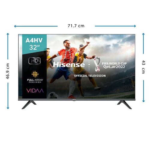 TV Hisense 32 Pulgadas HD Smart TV LED 32A4HV