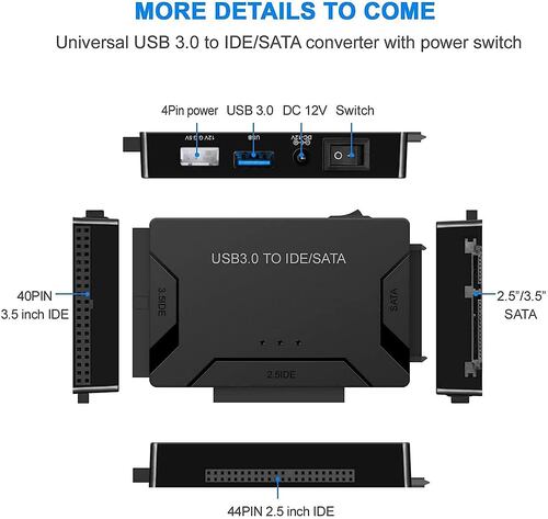 Conector de unidades externas, DVD,quemadores, blueray, discos duros, SATA, IDE, PC100