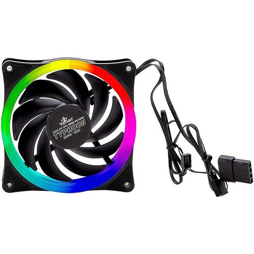 Ventiladores YeYian TYPHOON Serie 1200 120mm RGB FS1200