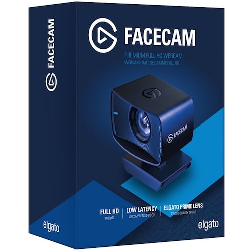 Camara Web elgato FACECAM USB C 1080P 60fps Microfono 10WAA9901