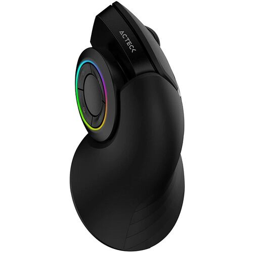 Mouse Vertical Acteck OPTIMIZE MI690 Inalambrico Optico Recargable USB RGB AC-933049.